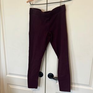 Burgundy Leggings